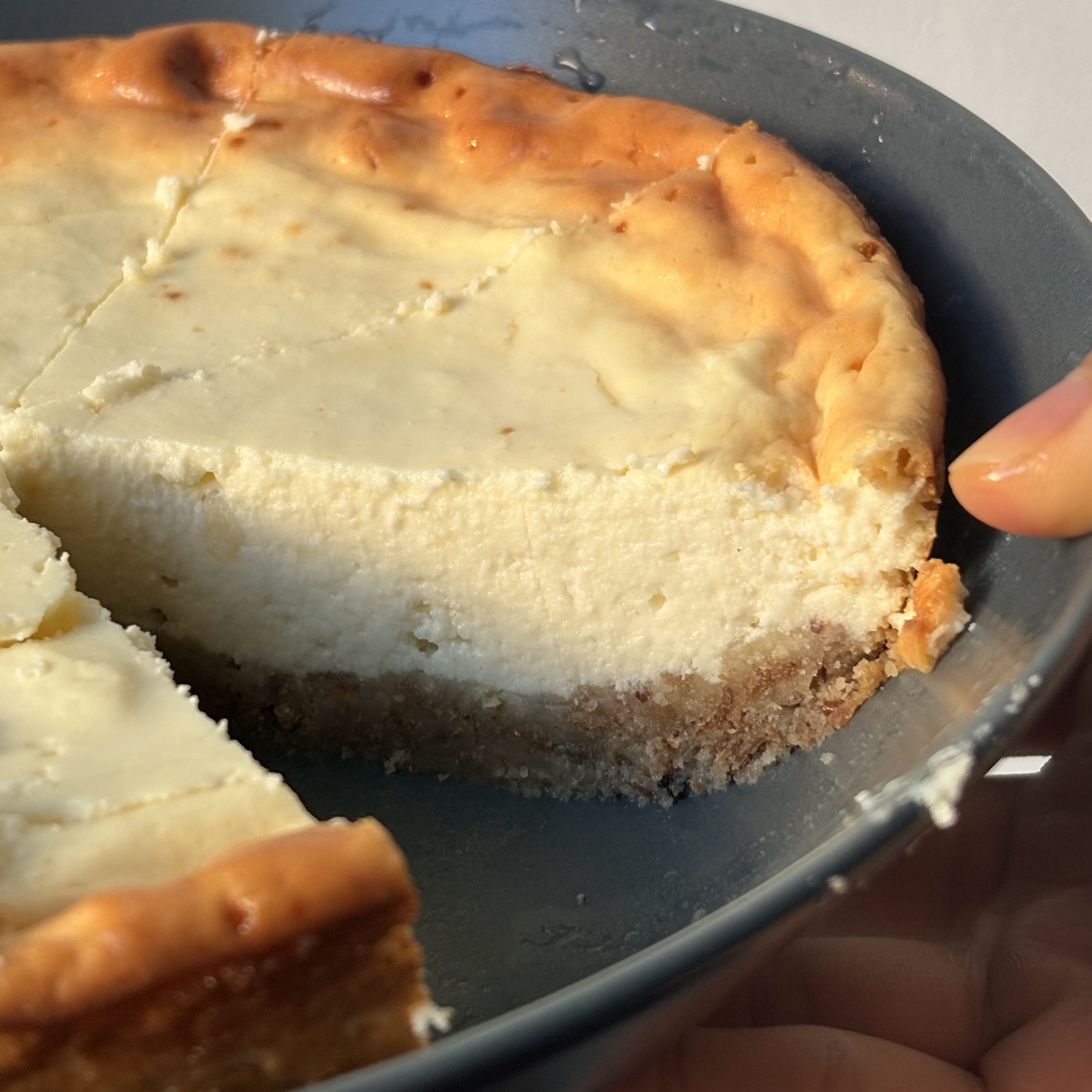 Photo of a cheesecake I made