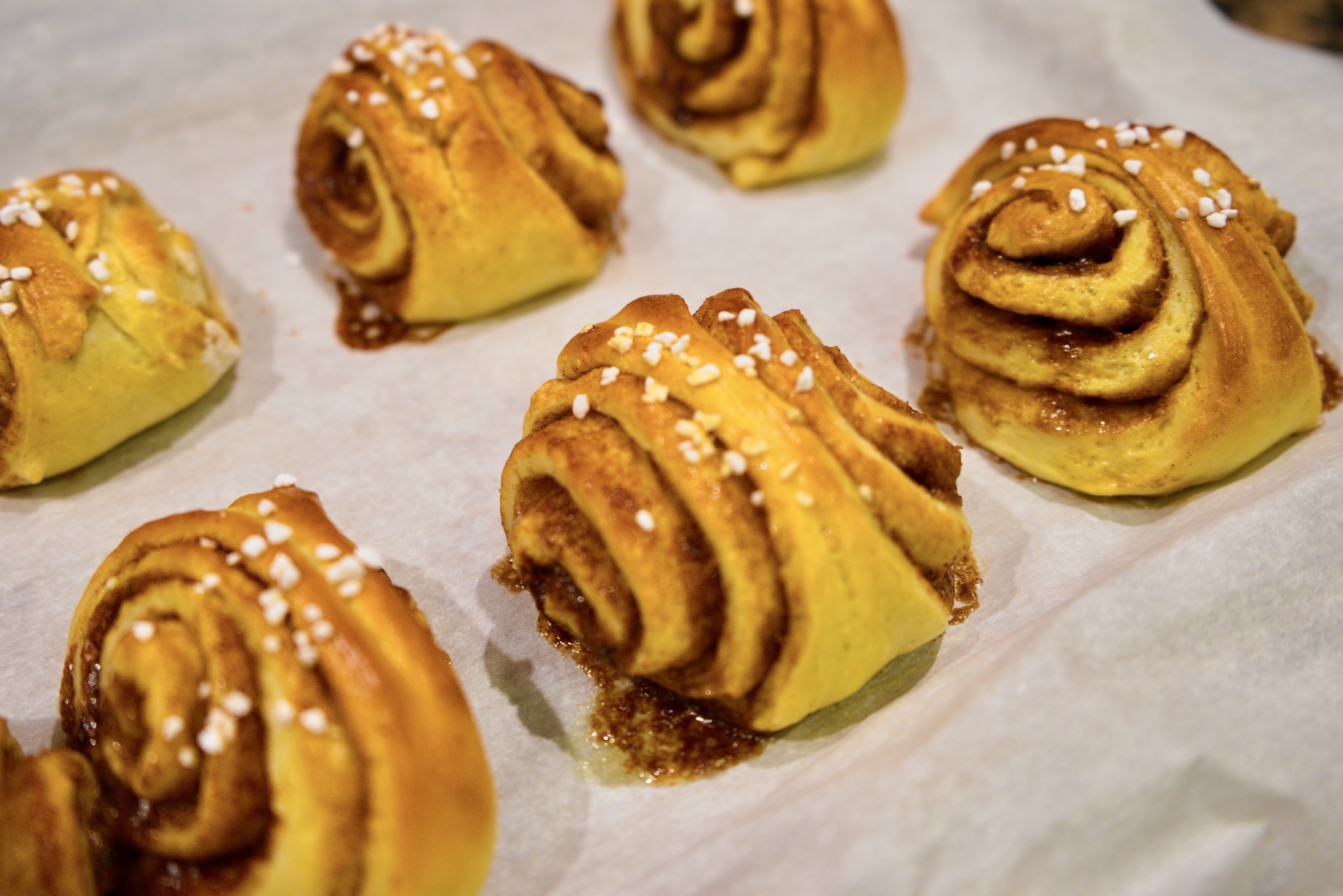 Korvapuustit, aka Finnish cinnamon rolls